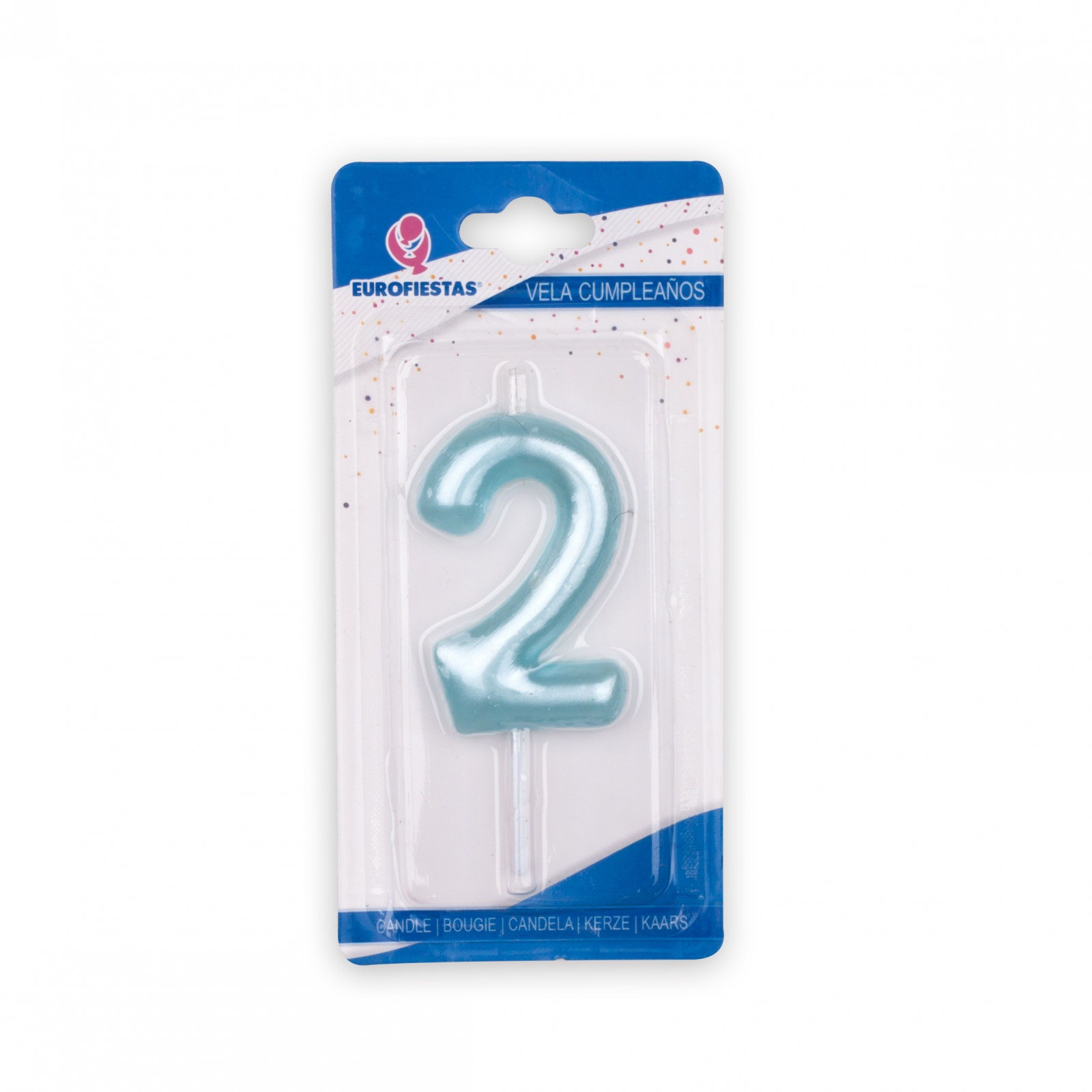 Bougie bleue numéro 2