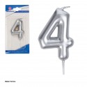 Bougie courbée en argent n°4