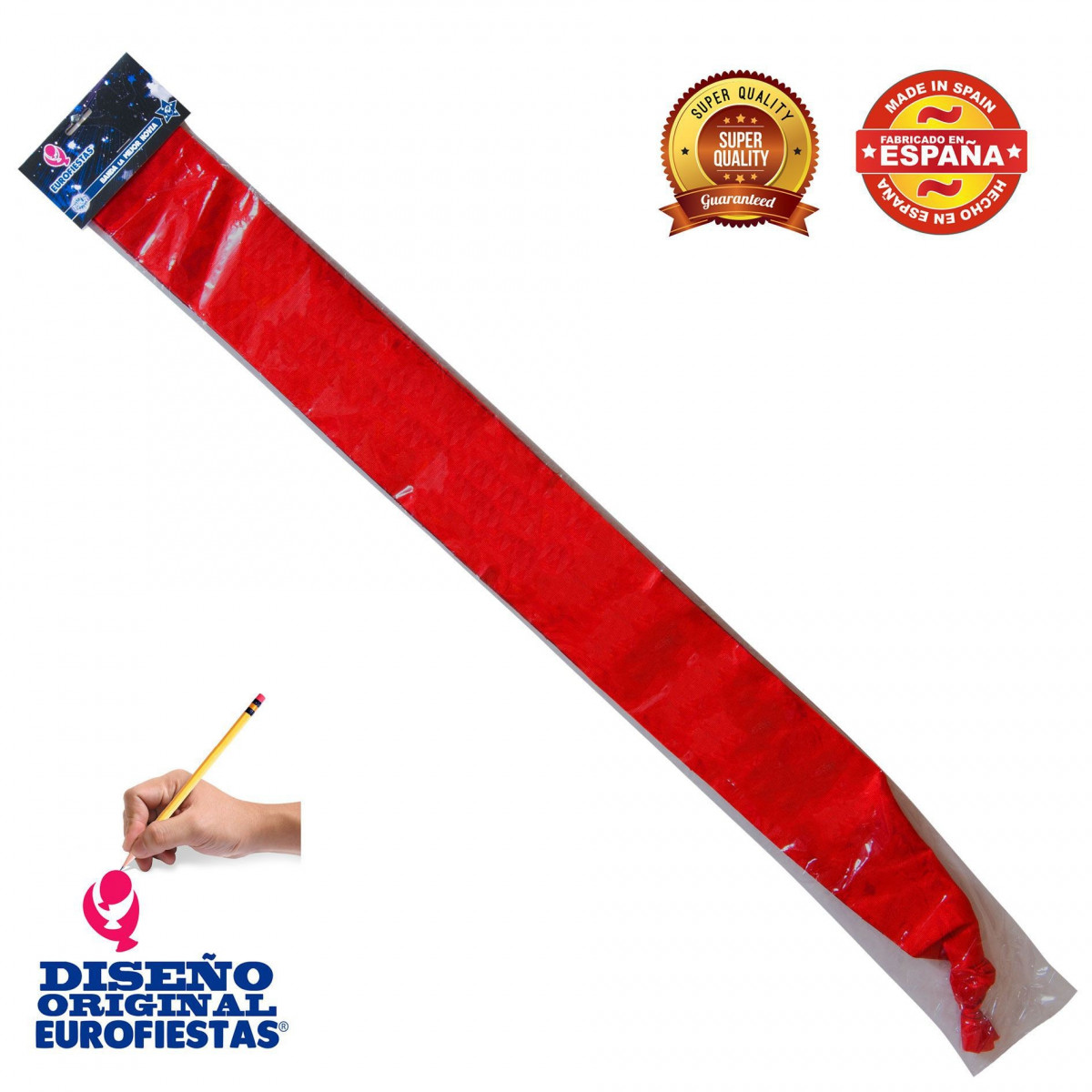 Bande lisse rouge