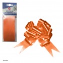 Noeud auto déco 5cm orange lisse