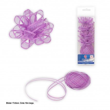 Rouleau 10m Boucle 1cm Violet