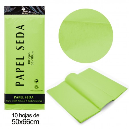 Papier de soie vert pomme