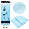 Papier de soie bleu clair