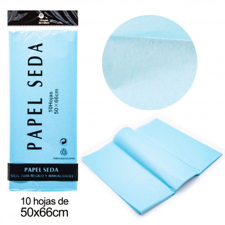 Papier De Soie Bleu Clair