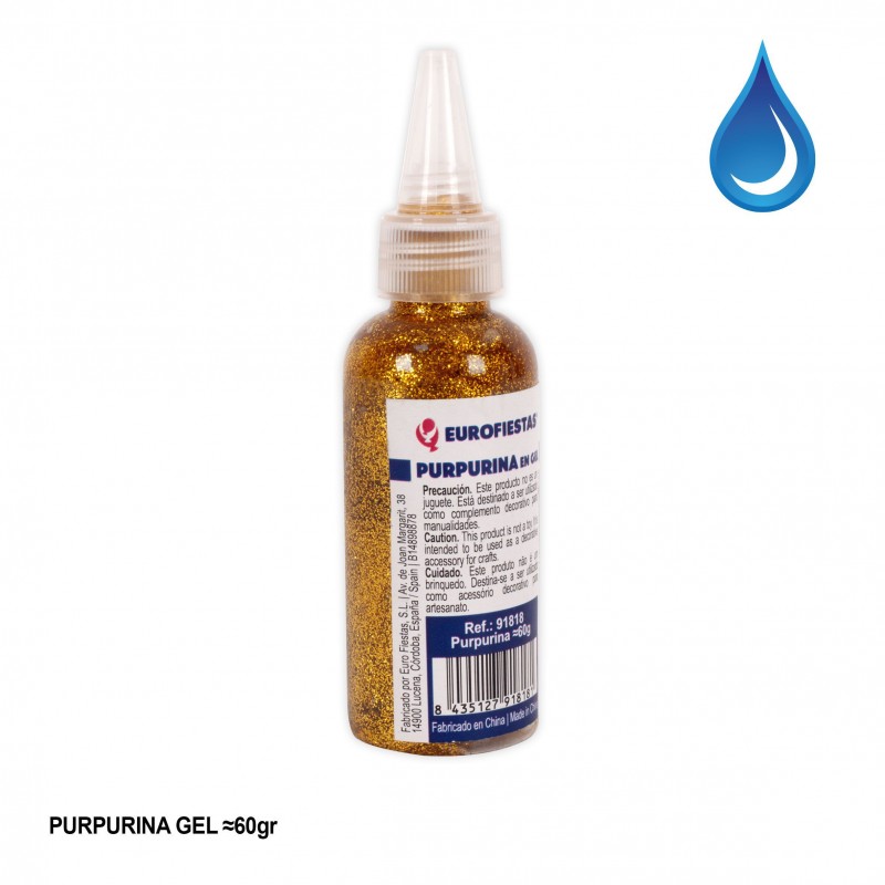 Gel pailleté 60grs doré
