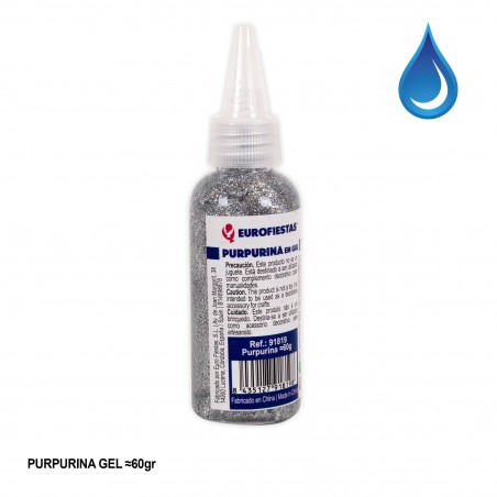 Gel pailleté 60grs argent