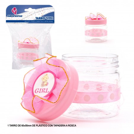 Pot fille rose