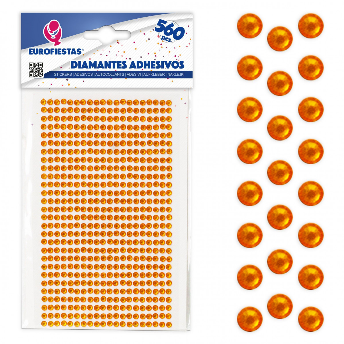 560 diamants adhésifs petit or