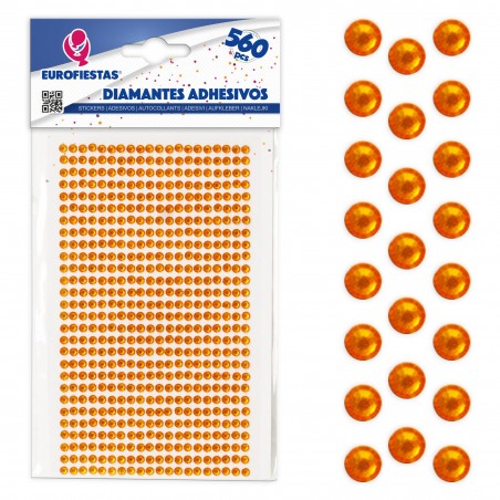 560 diamants adhésifs petit or