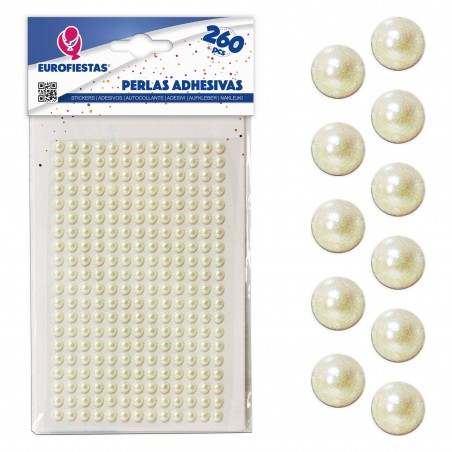 260 billes adhésives med beige