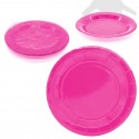 Assiettes jetables gr. fuchsia 10