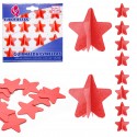 Guirlande étoiles en papier rouge