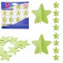 Guirlande étoiles papier vert