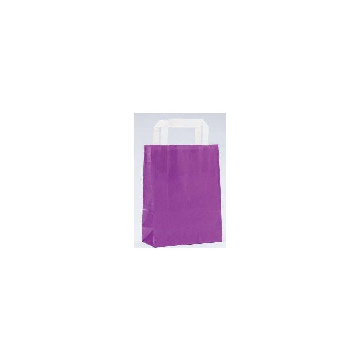 Sac en papier kraft violet