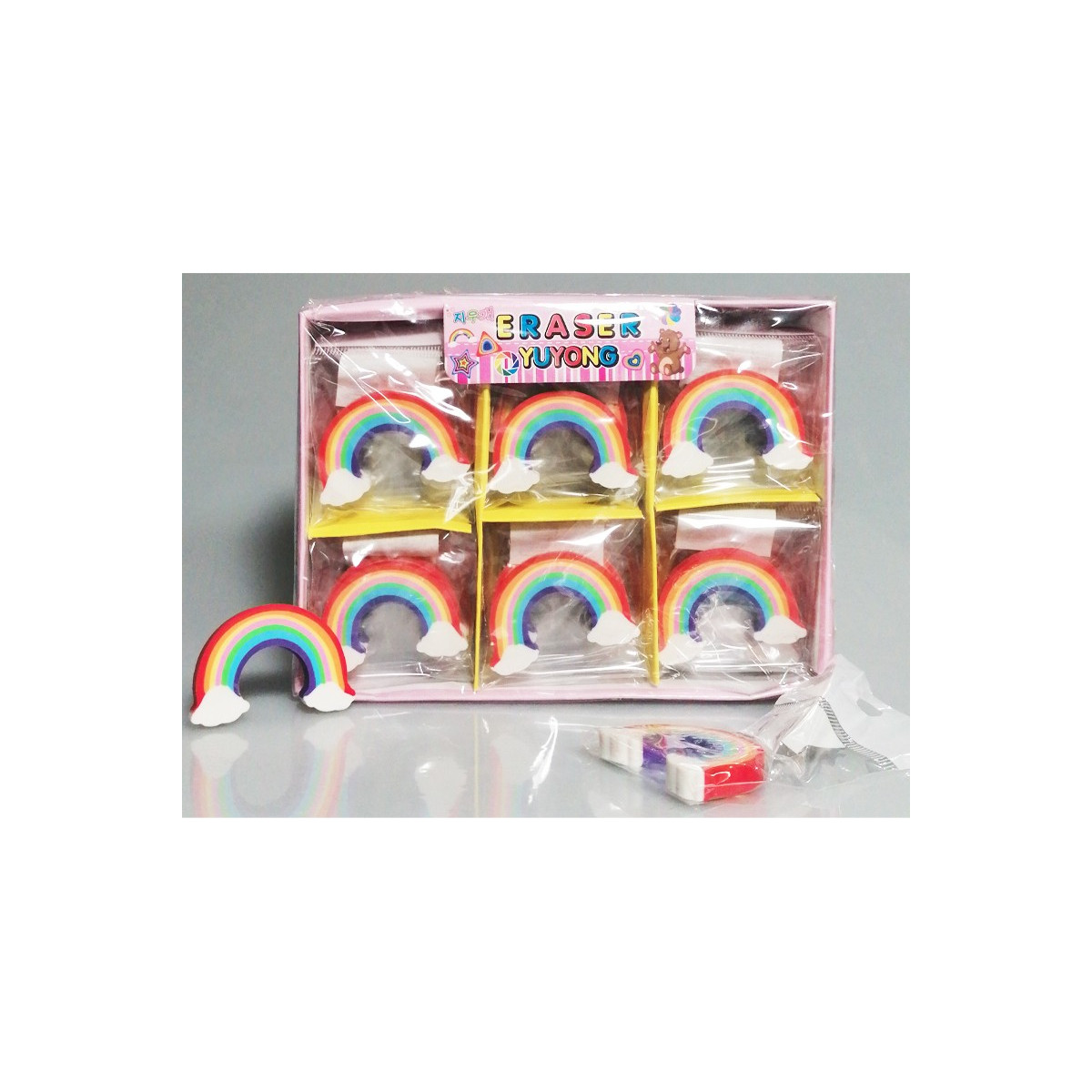 Gomme à effacer arc-en-ciel