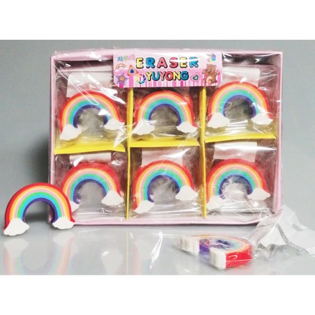 Gomme à effacer arc-en-ciel