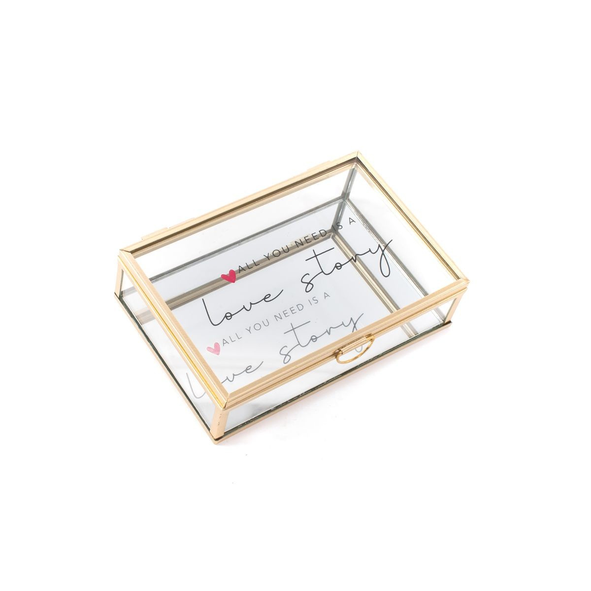 Coffret à bijoux en cristal Love Story