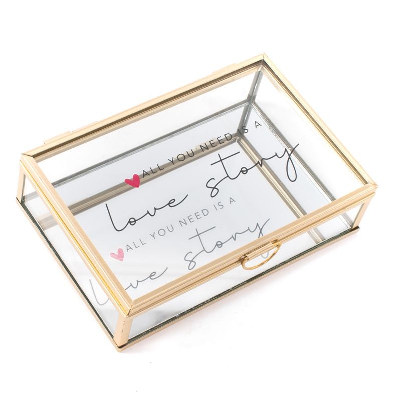 Coffret à bijoux en cristal Love Story