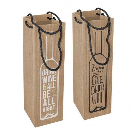 Sac à vin craft bouteille 2c