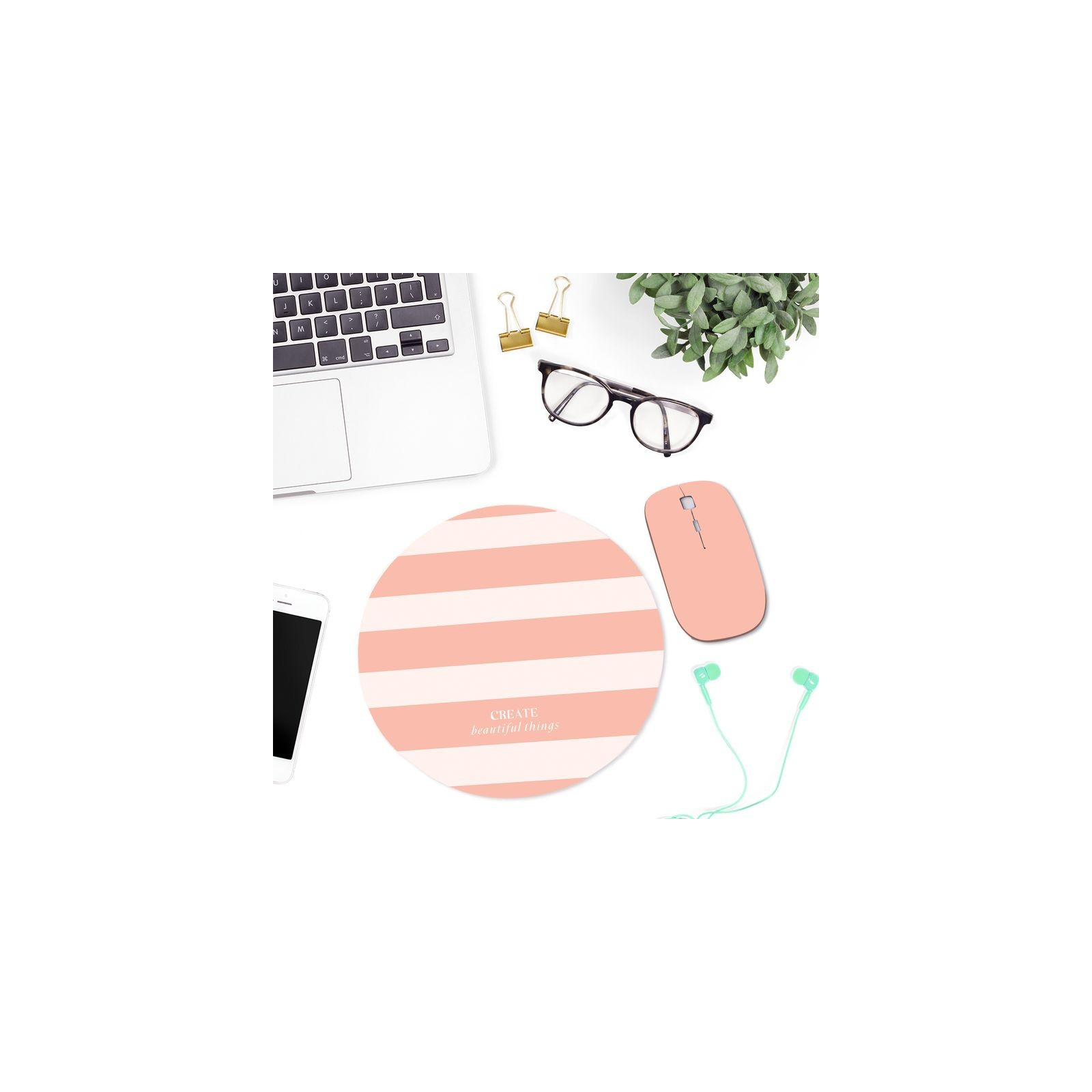 Souris sans fil Basics avec tapis de souris