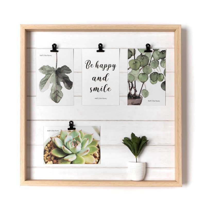 Porte-photos, clips, décoration de pot de fleurs