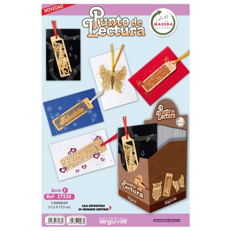 Cartes postales avec marque-pages assortis