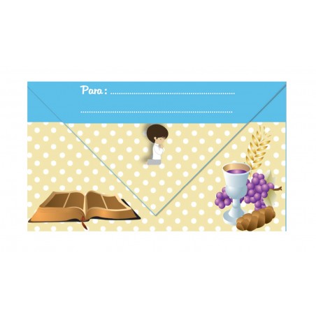 Blister 10 invitation sur la communion