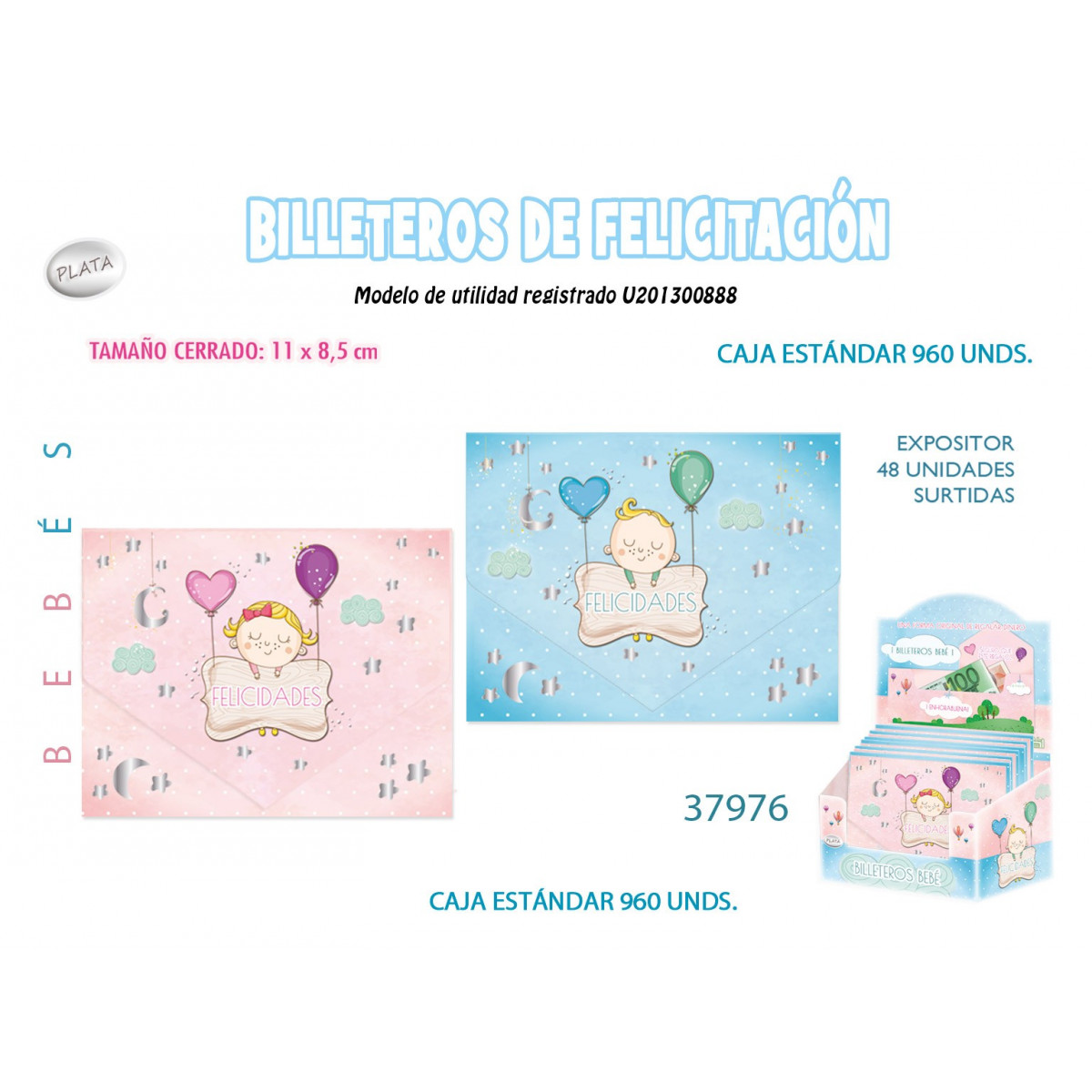 Portefeuille fermeture bébé