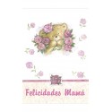 Mini carte félicitations maman