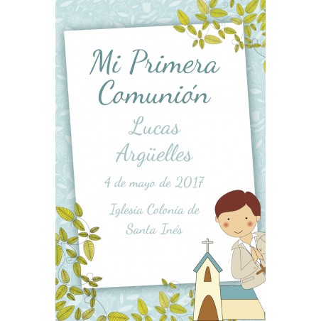 Pack de 24 imprimés d église d enfant de communion