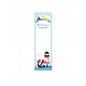 Paq.24 marque-pages communion garçon marin personnalisable