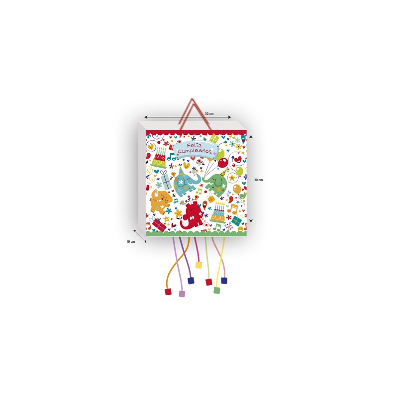 Piñata d'anniversaire avec des éléphants