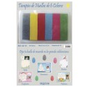 Tampon d'empreintes 6 couleurs