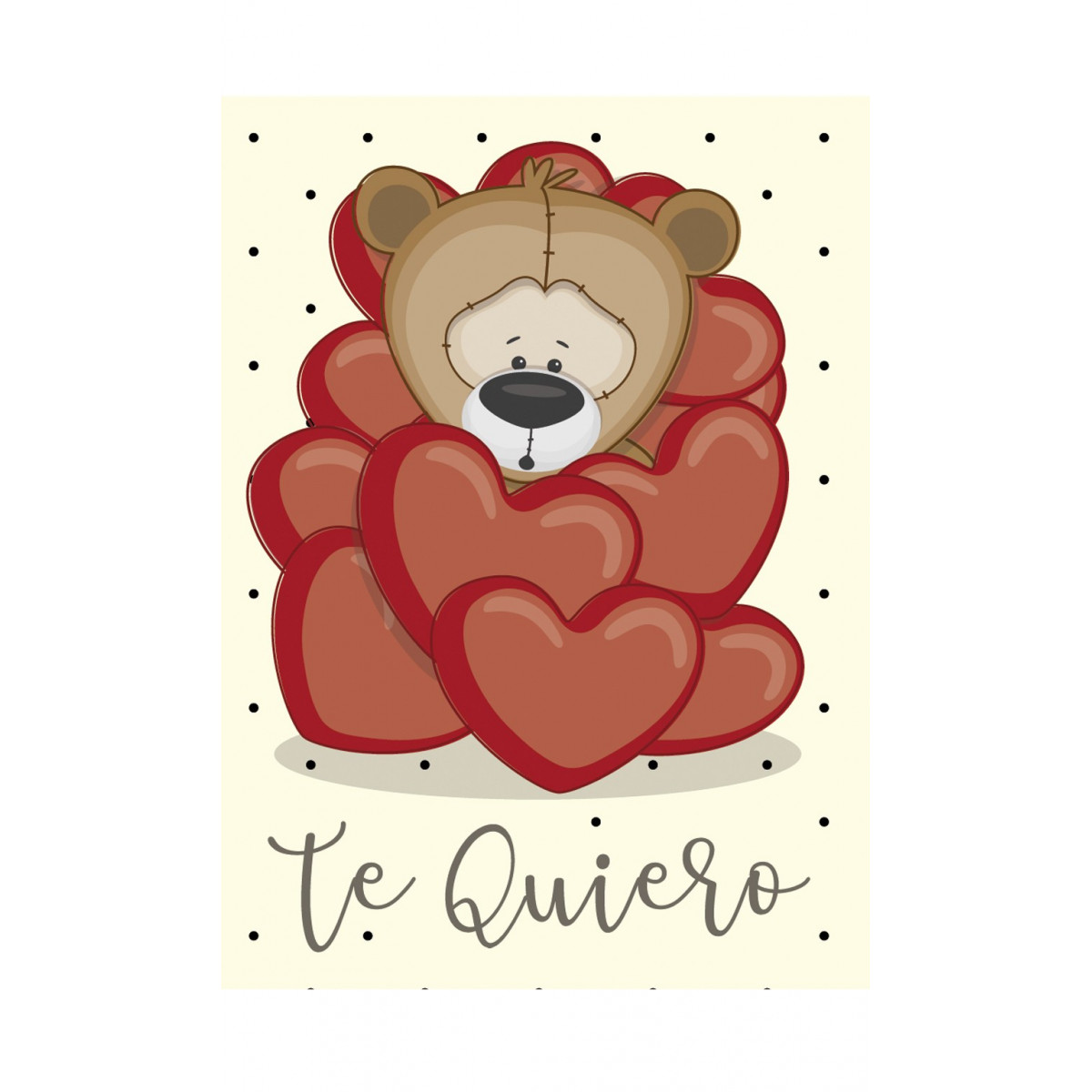 Carte osito je t'aime mini