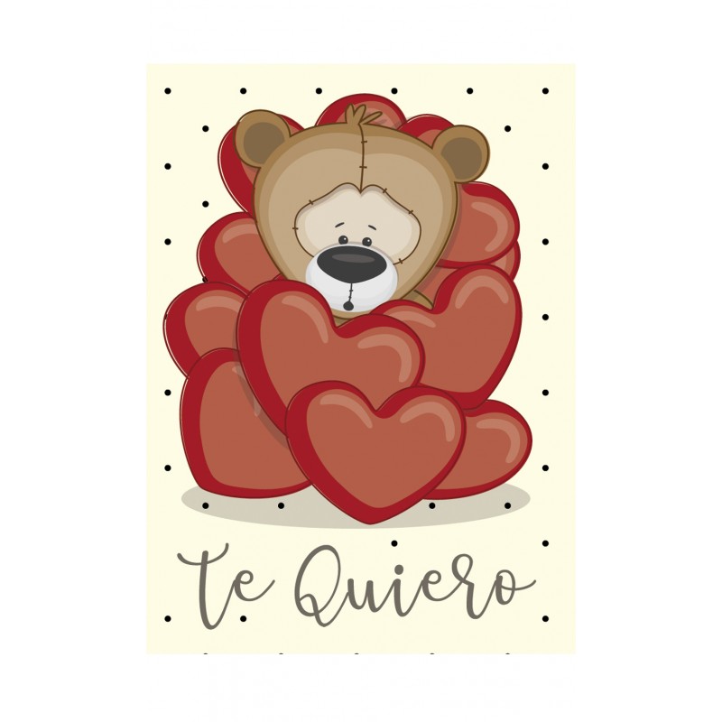 Carte osito je t'aime mini