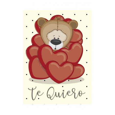 Carte osito je t'aime mini