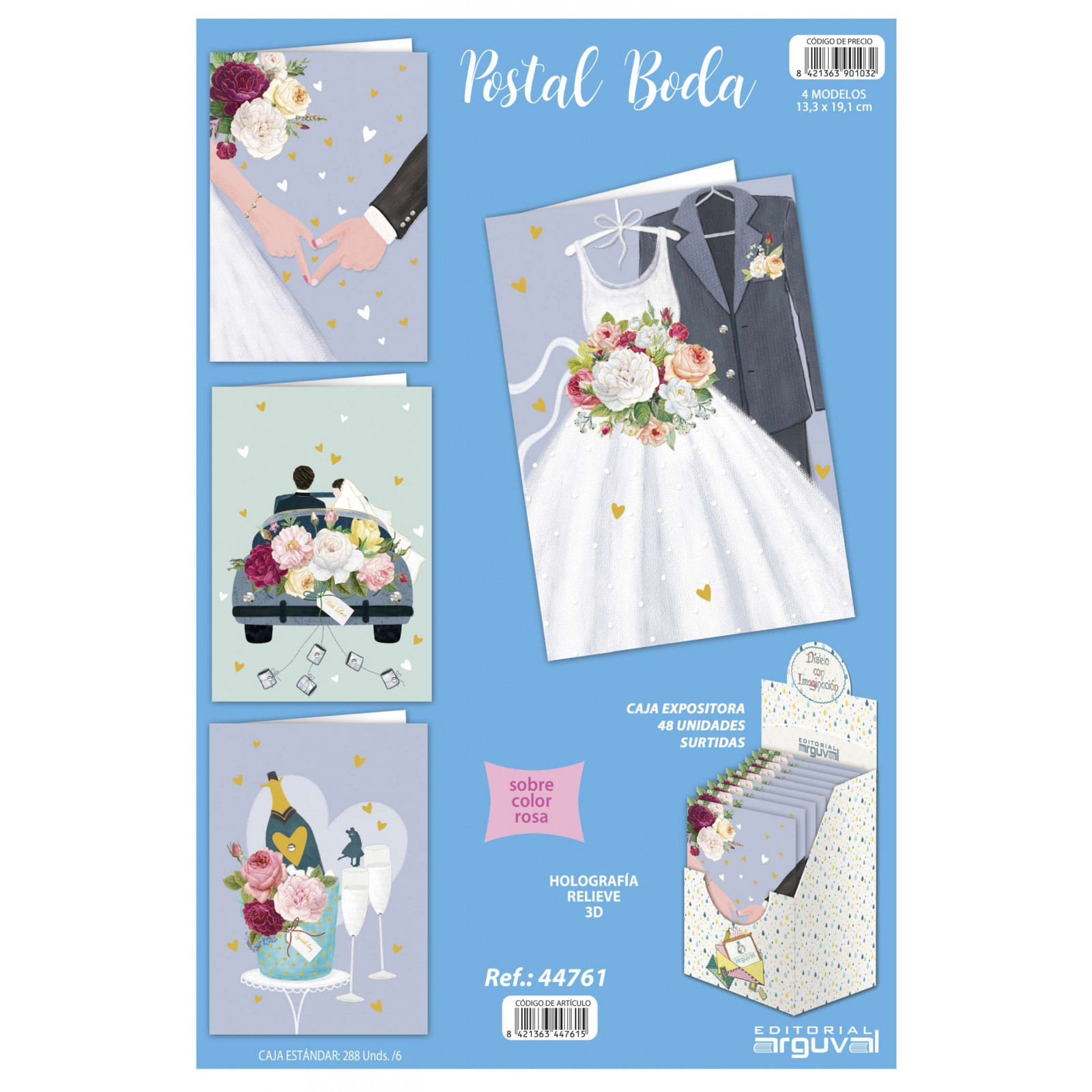 Carte postale de mariage