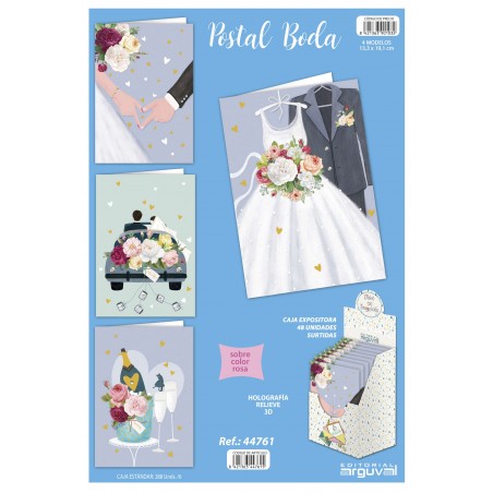 Carte postale de mariage