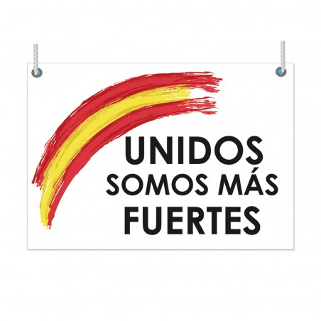 Drapeau Espagne, unis nous sommes plus forts