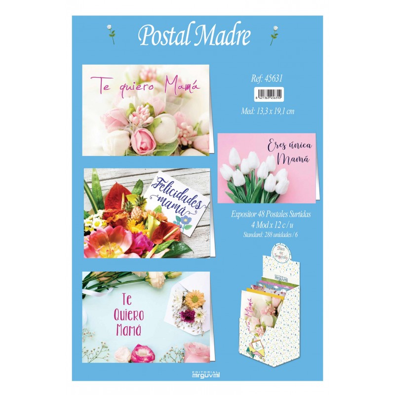 Carte postale fête des mères