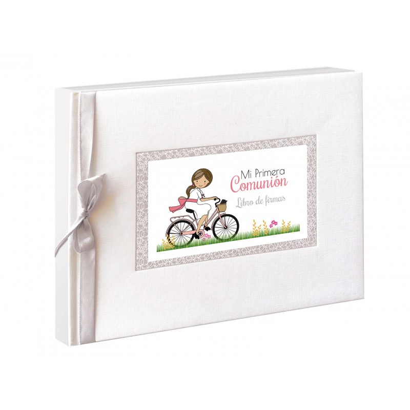 Livre De Signature De Bicyclette De Fille De Communion Livre De Signature De Bicyclette De Fille De Communion