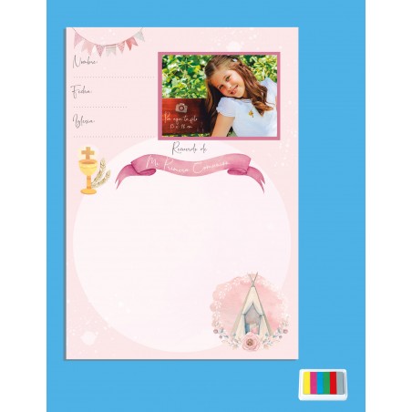 Souvenir communion fille photo + boutique d empreintes