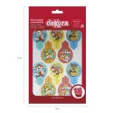 Blister 20 dekorapin gaufrettes Pat'Patrouille 6 5x4cm