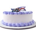 Blister 6 drapeau de gaufrette avengers