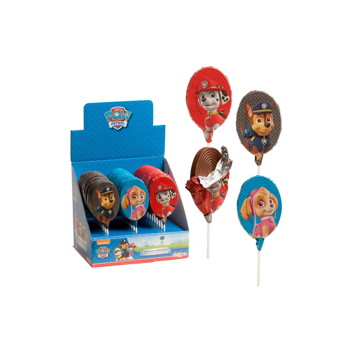 Poupée en chocolat Pat' Patrouille