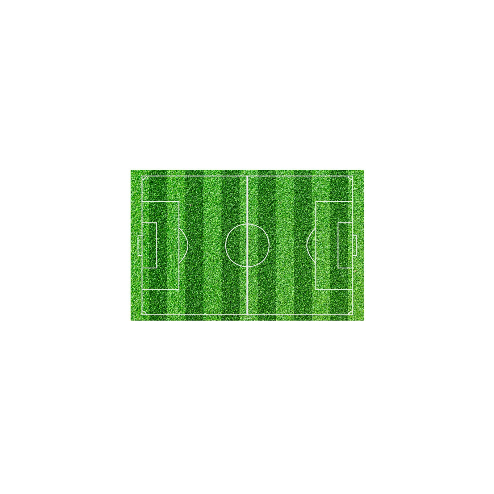 Feuille comestible pour gâteaux avec design de terrain de football