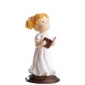 Fille communion avec bible 13 50cm
