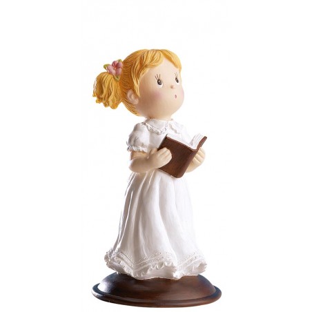Fille communion avec bible 13 50cm