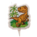 Bougie d'anniversaire dinosaure 2D