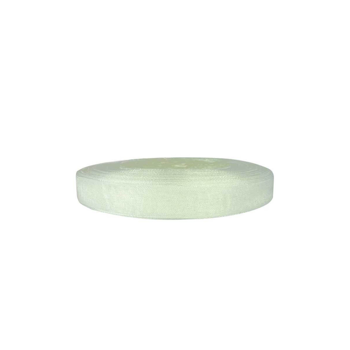 Ruban en organza blanc